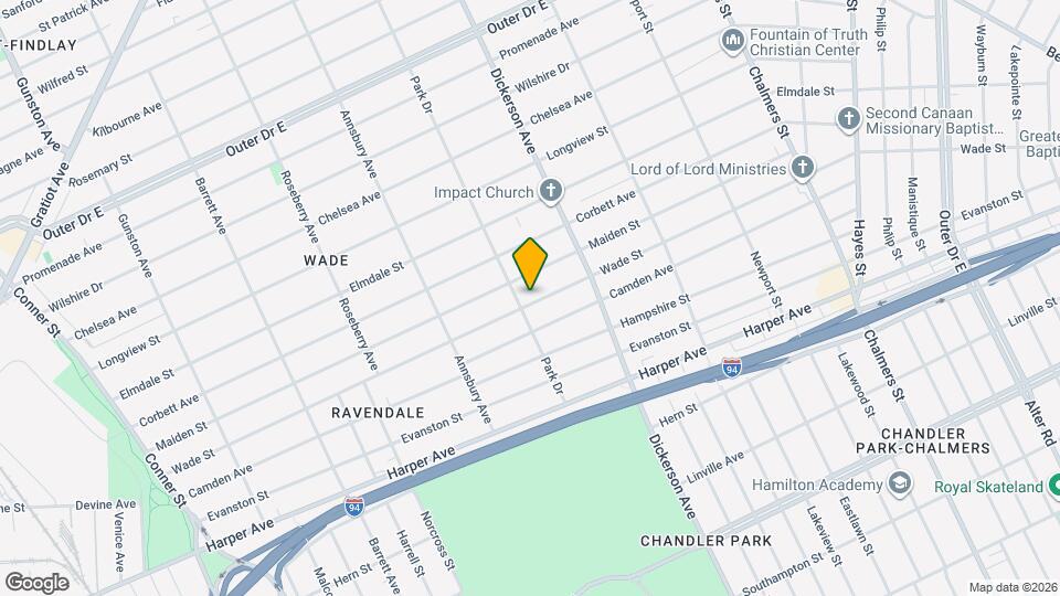 12719 Wade St Map and Location Details