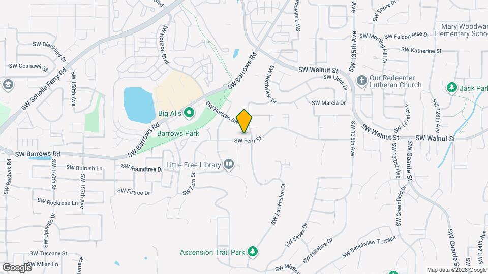 14399 SW Fern St Map and Location Details