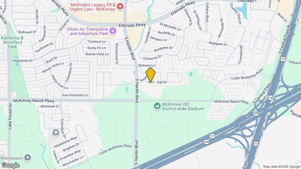 2709 Vail Dr Map and Location Details