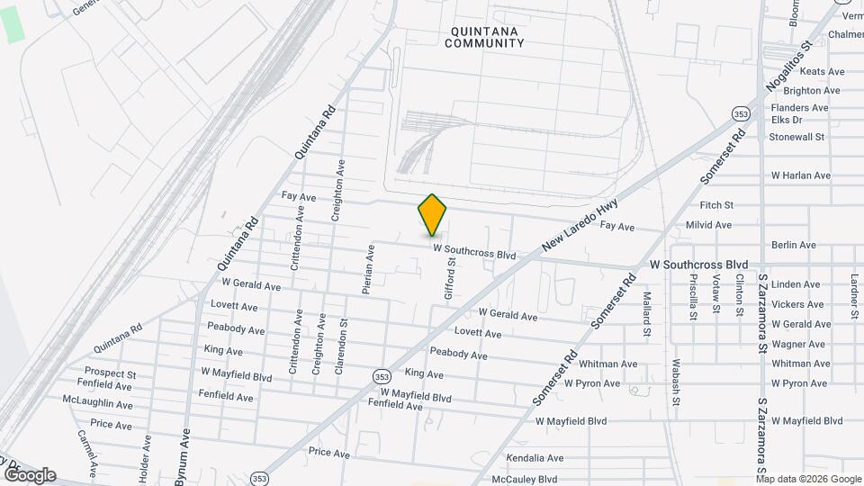 2427 W Southcross Blvd, Unit 2 Map and Location Details
