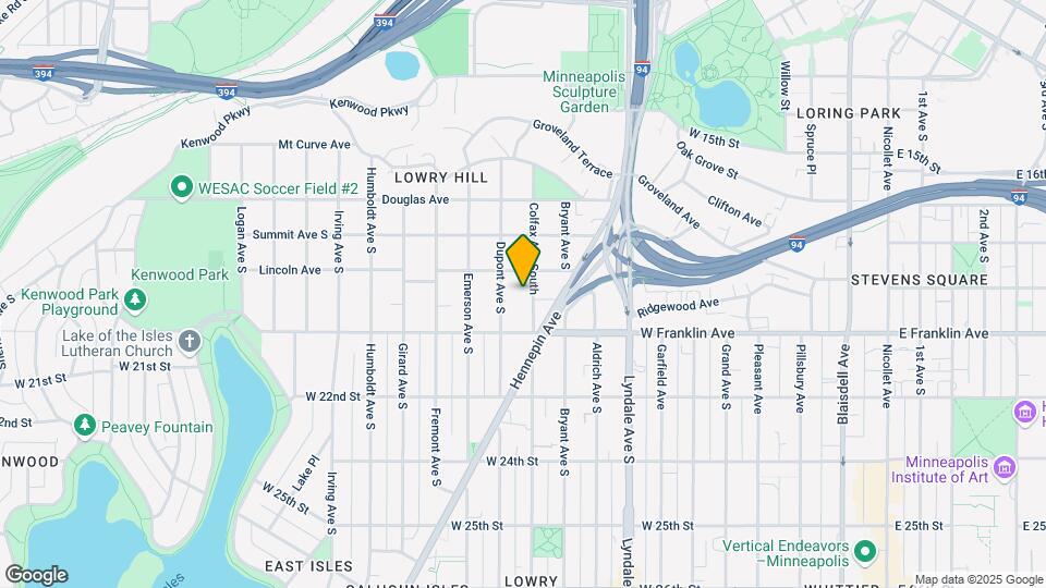 1916 Colfax Ave S Map and Location Details