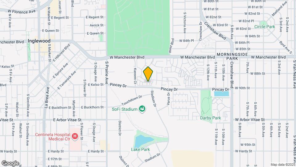 3855 Thorncroft Ln Map and Location Details