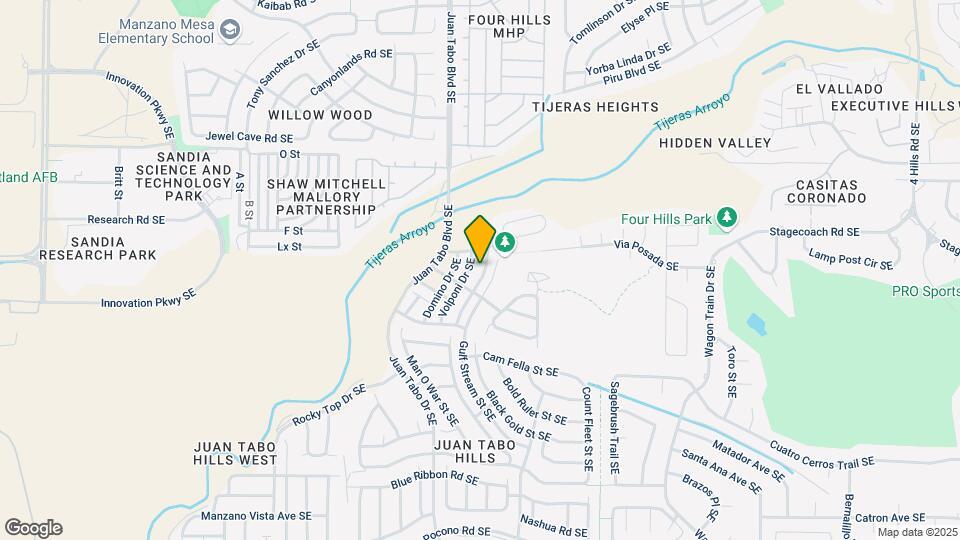 1523 Borrego Dr SE Map and Location Details