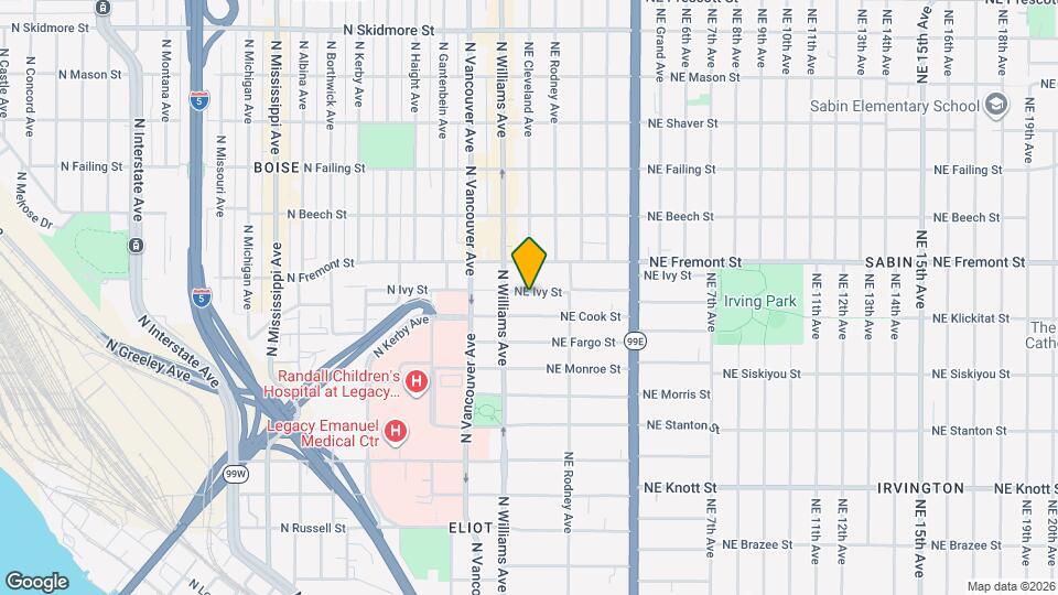 34 NE Ivy St Map and Location Details