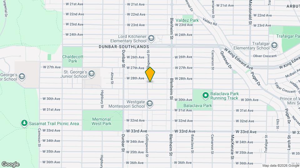 4456 Collingwood St Map and Location Details
