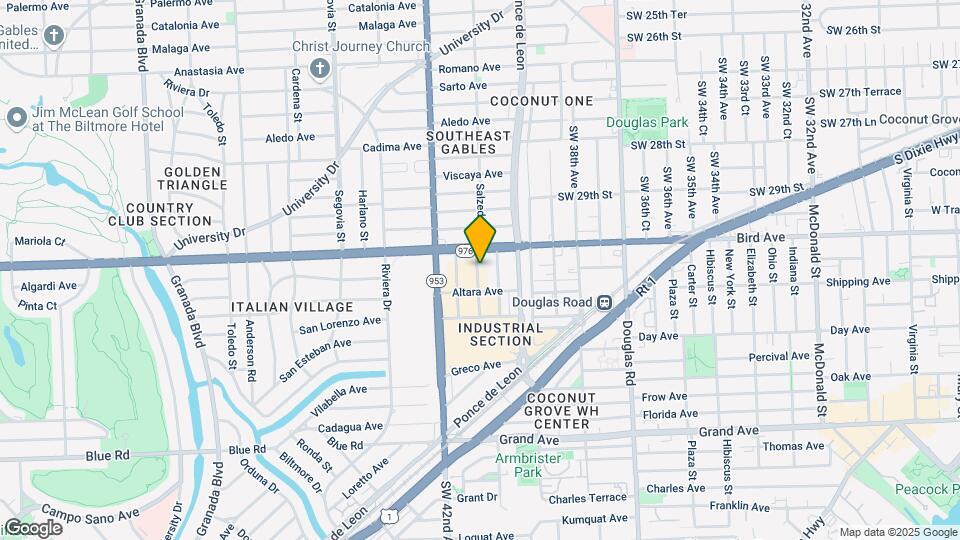 Cassia – The Residences at Coral Gables Map and Location Details