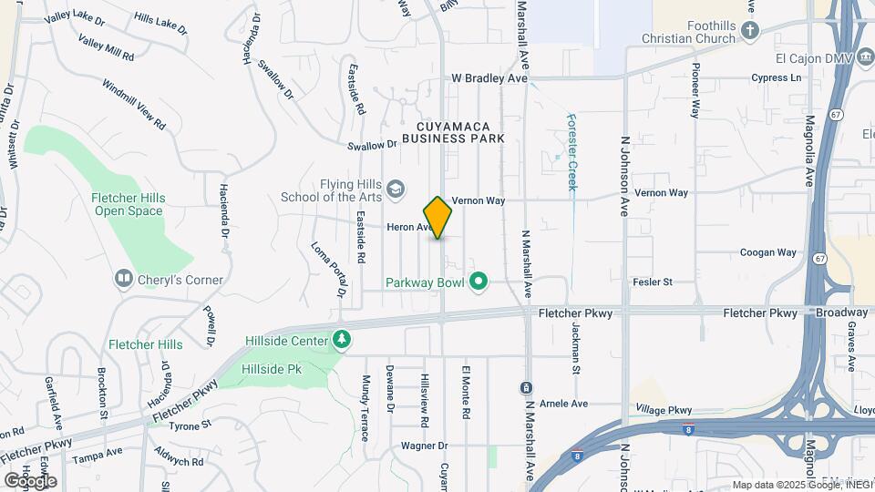 Fletcher Hills Apartments Map and Location Details