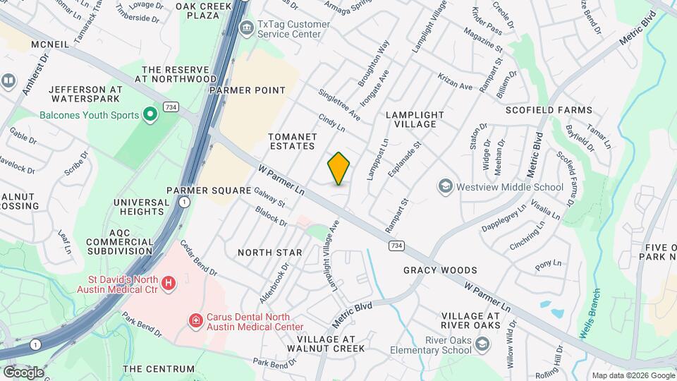 2102 Lamplight Village Cir Map and Location Details