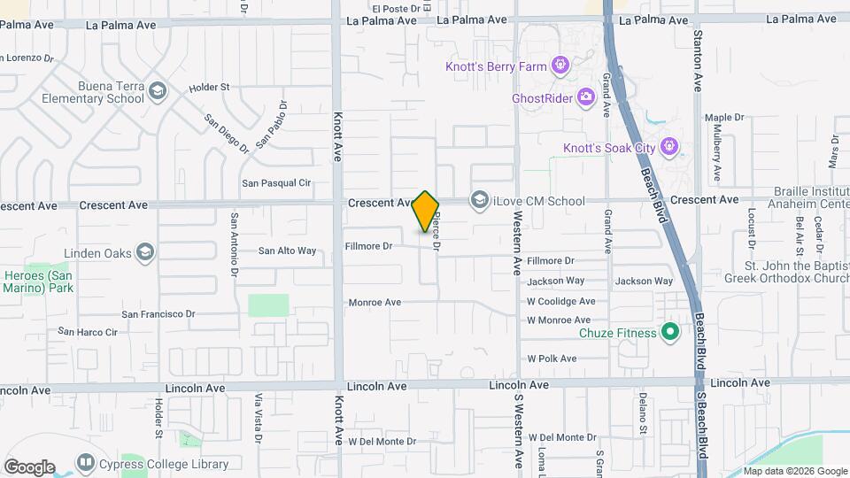 8608 Harrison Way Mapa y Detalles de la Ubicación