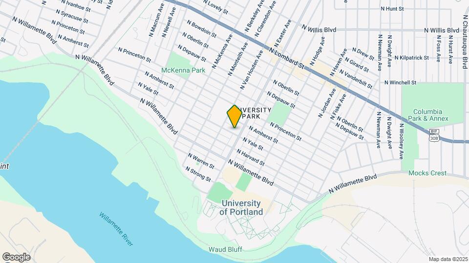 5321-5323 N Yale St Map and Location Details