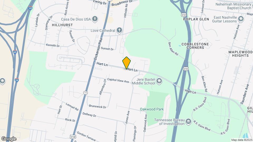 130 Hart Ln Map and Location Details