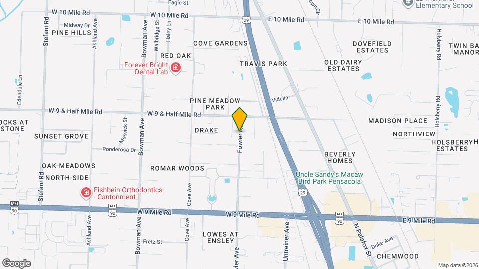 9795 Fowler Ave Map and Location Details