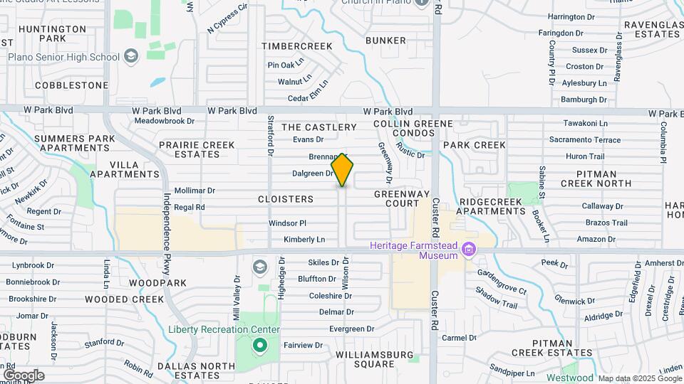 1708 Cloister Way Map and Location Details