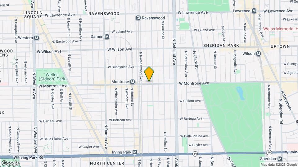 1758 W Montrose, Unit 1 Mapa y Detalles de la Ubicación