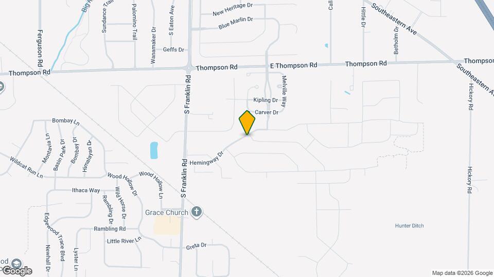 8709 Rowling Way Map and Location Details