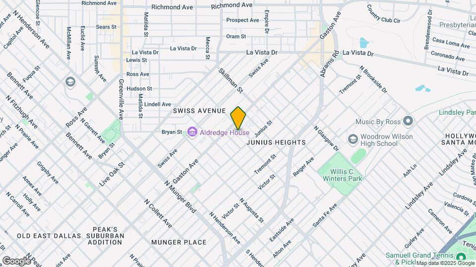 727 Glendale St Map and Location Details