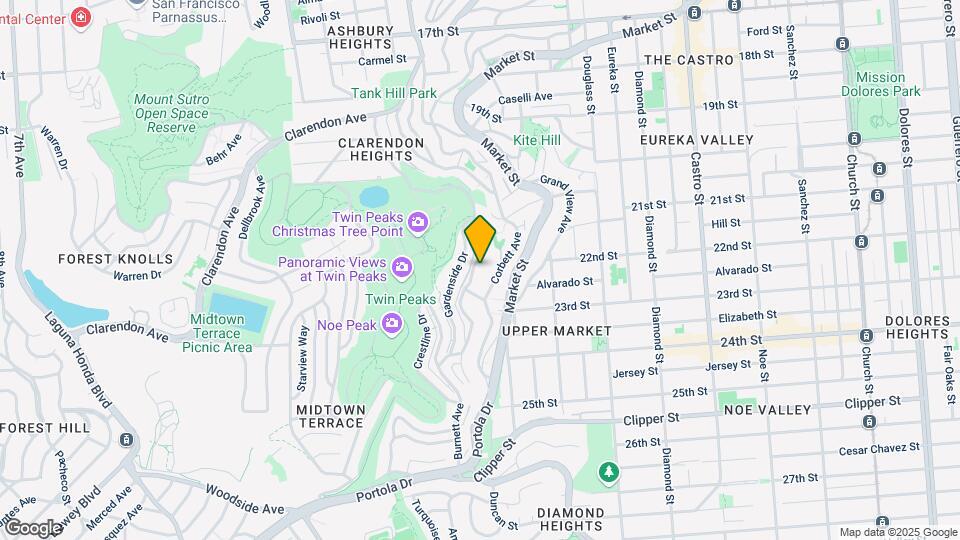 455 Burnett Ave Map and Location Details