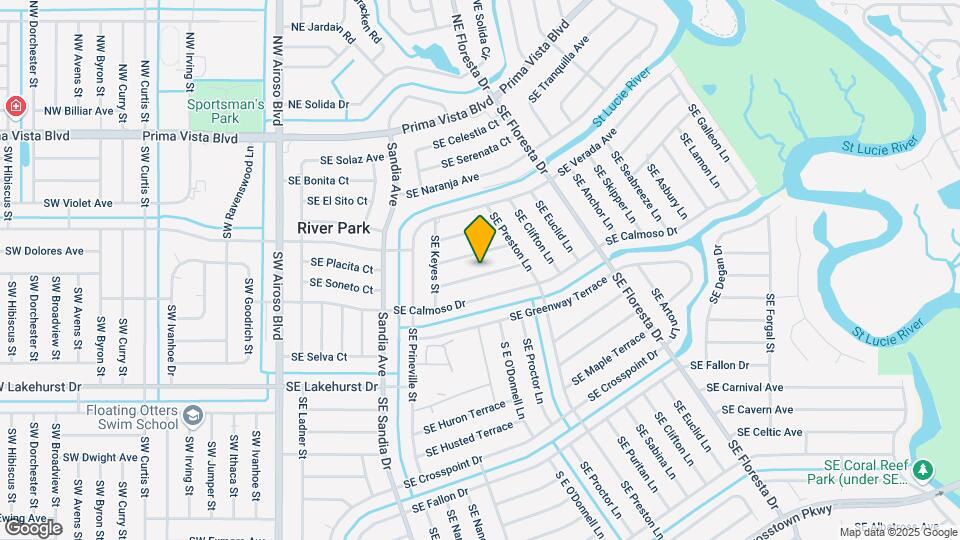 343 SE Yardley Terrace Map and Location Details