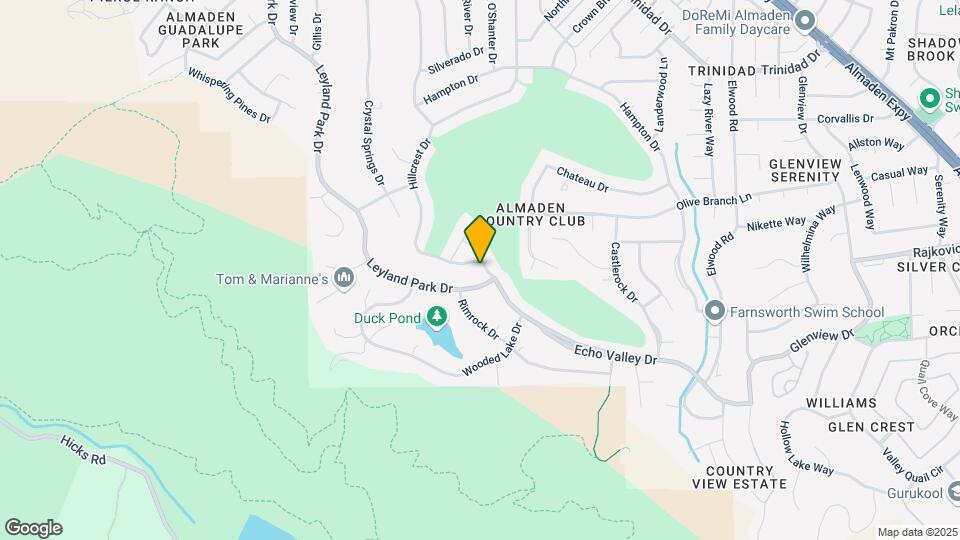 1395 Hillcrest Dr Mapa y Detalles de la Ubicación