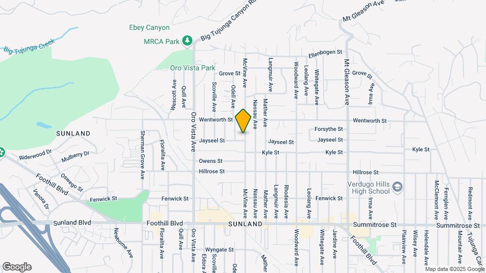 10823 McVine Ave Map and Location Details