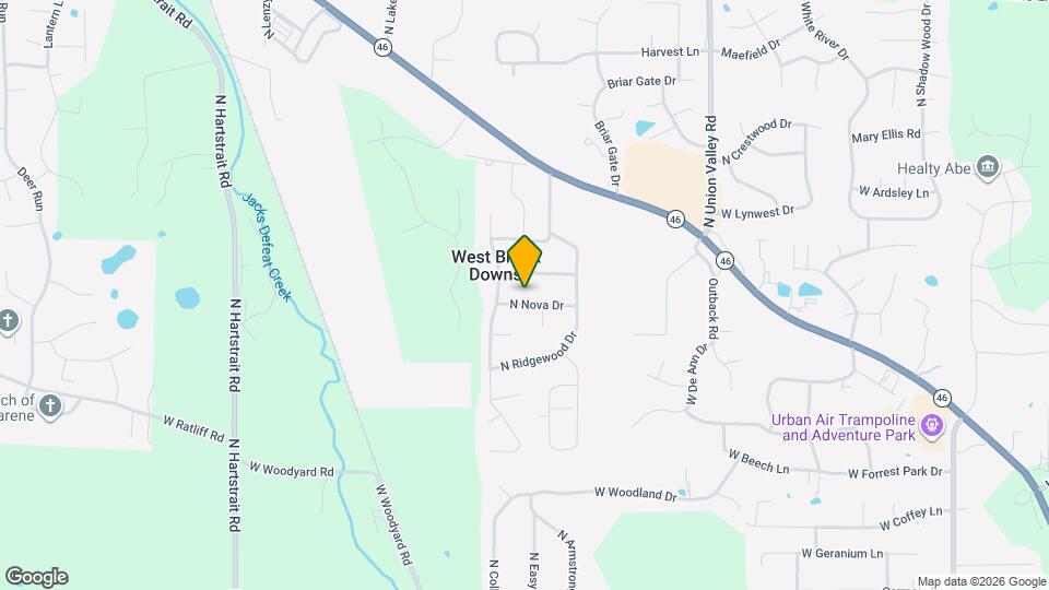 5250 N Nova Dr Map and Location Details