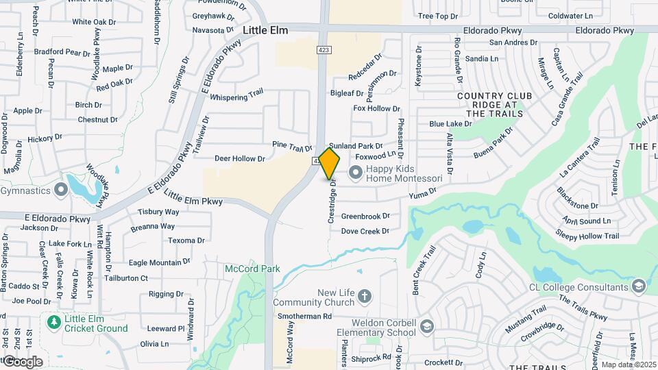 2316 Crestridge Dr Map and Location Details