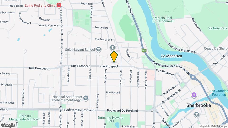 1325-1331 Prospect St Map and Location Details