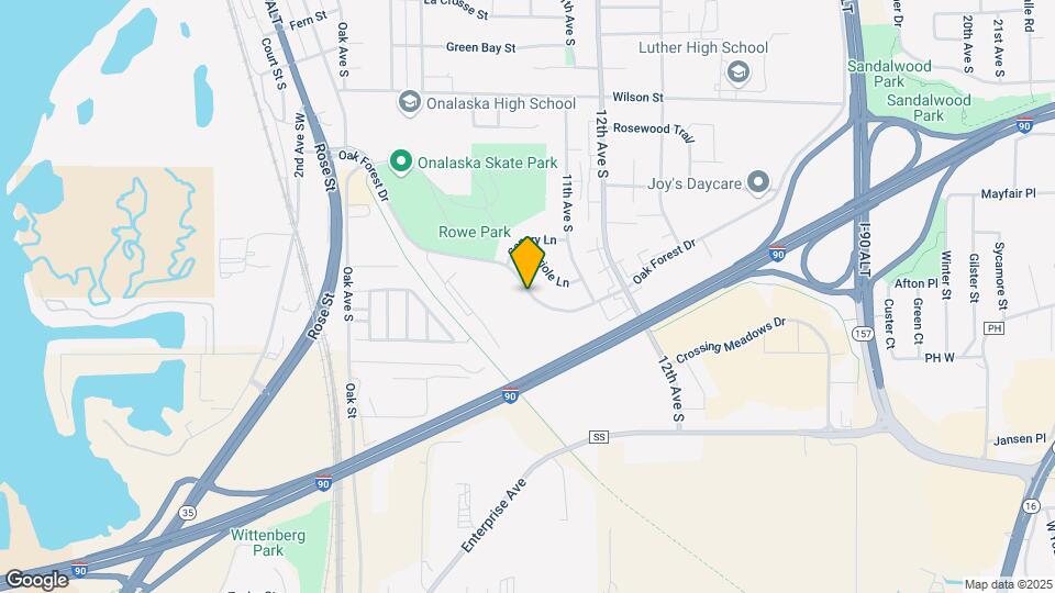 1030 Oak Forest Dr Map and Location Details