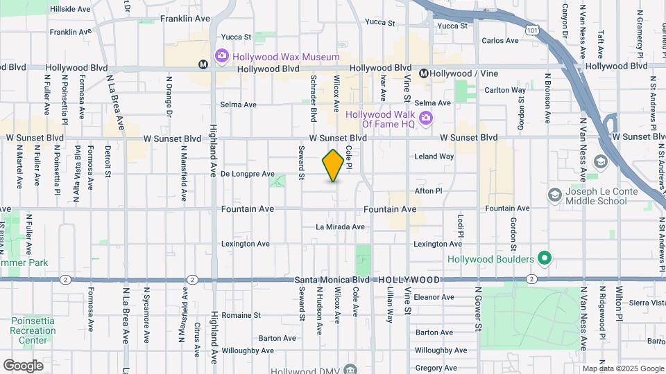 6521 Homewood Ave-Unit -1/2 Map and Location Details