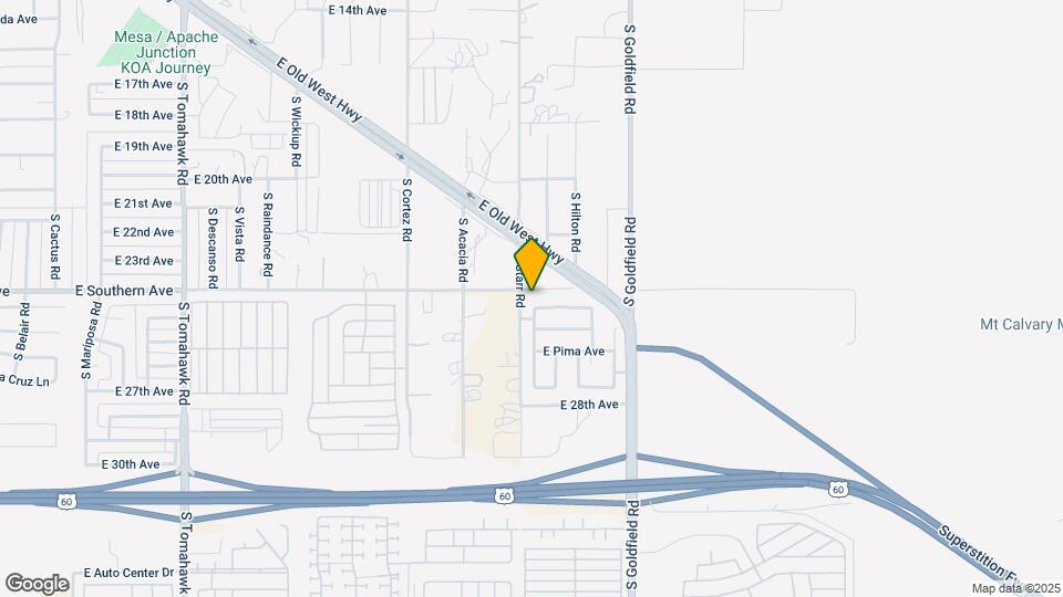 2850 E Yuma Ave Map and Location Details