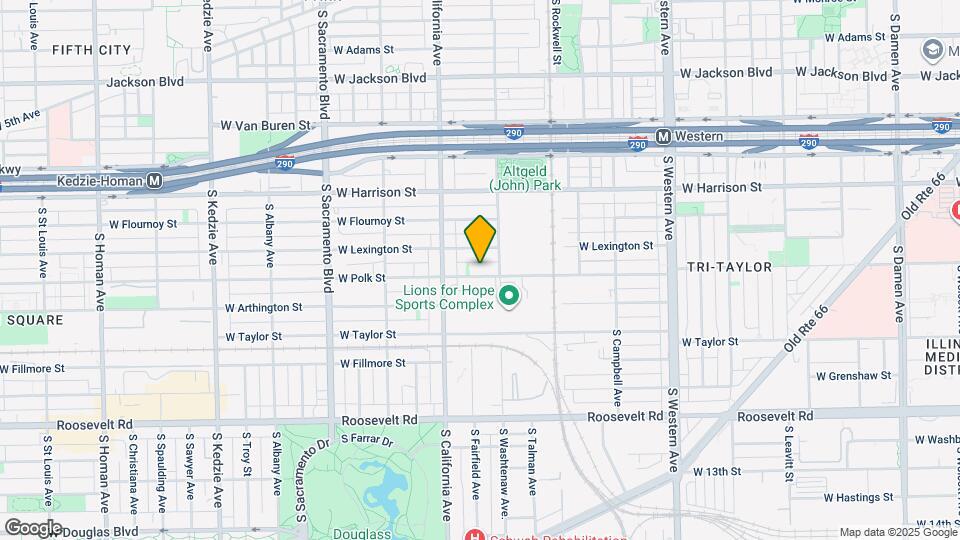 2720 W Polk St Map and Location Details
