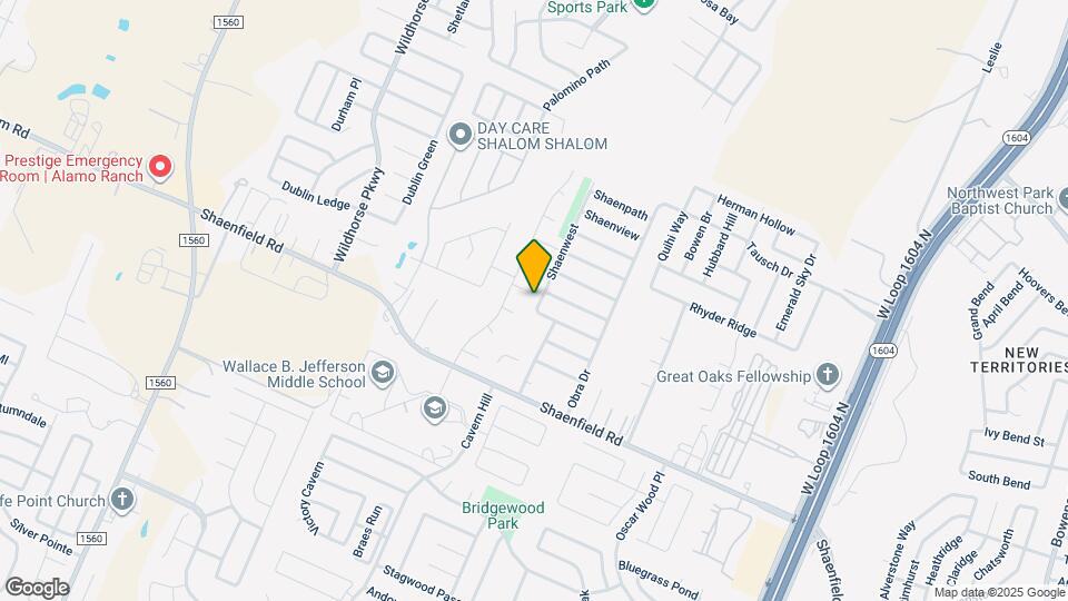 8719 Shaenwest Map and Location Details