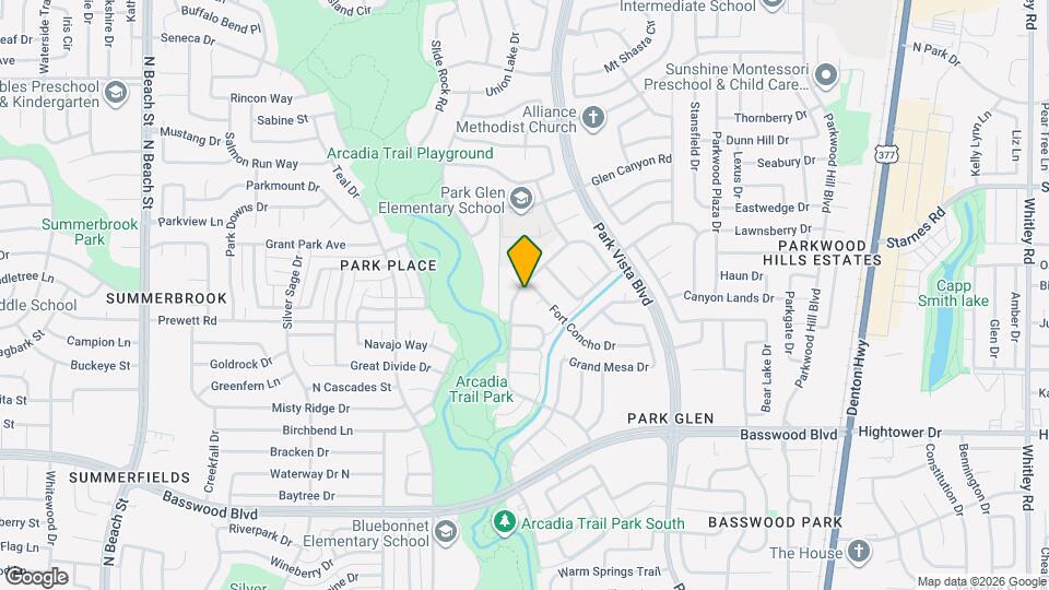 7664 Arcadia Trail Map and Location Details