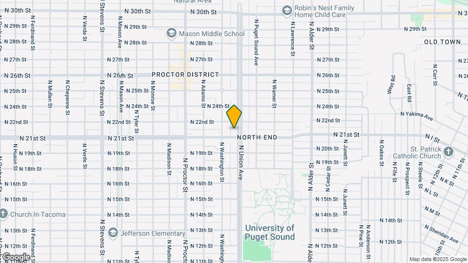 2108 N Union Ave Map and Location Details