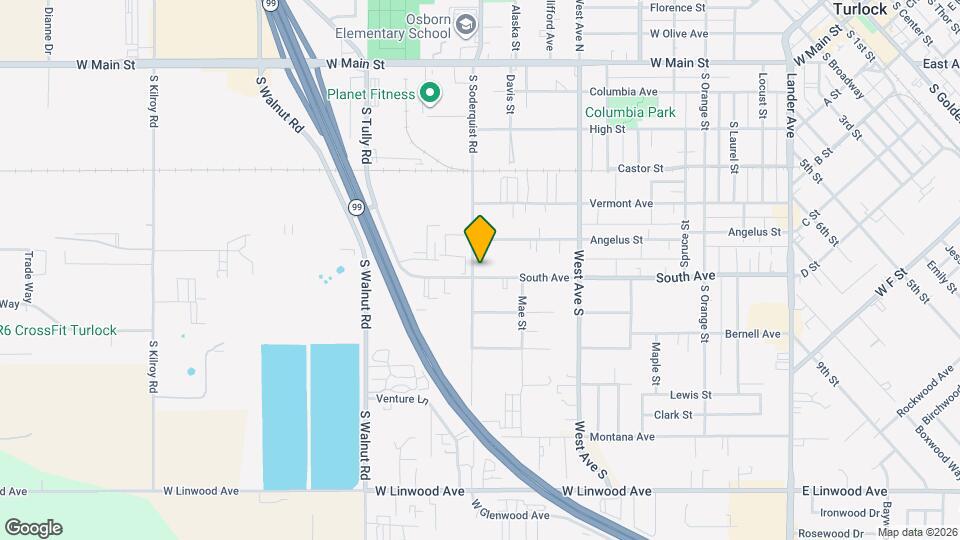 1141 South Ave Map and Location Details