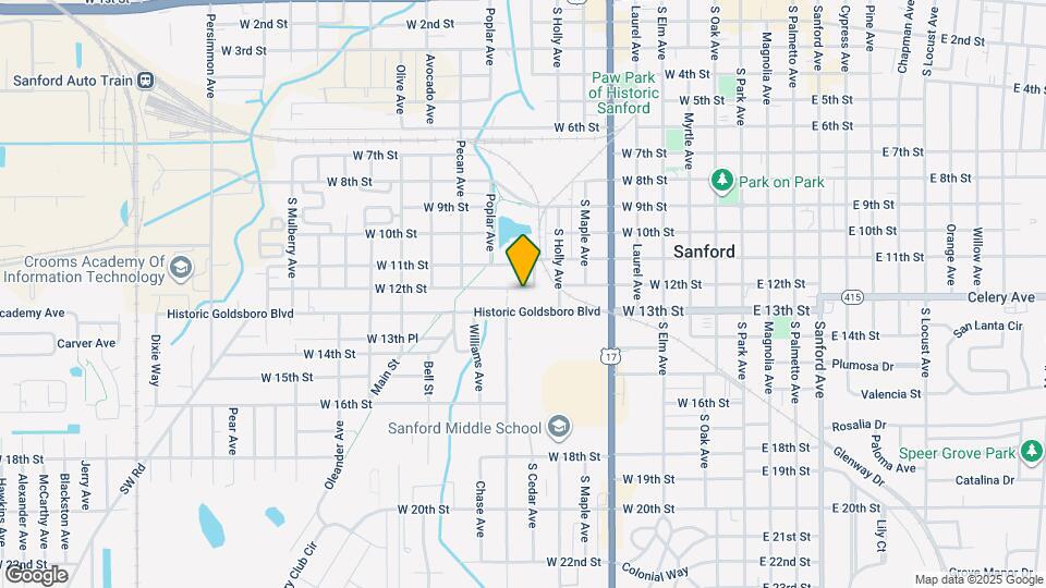 905 W 12th St Map and Location Details