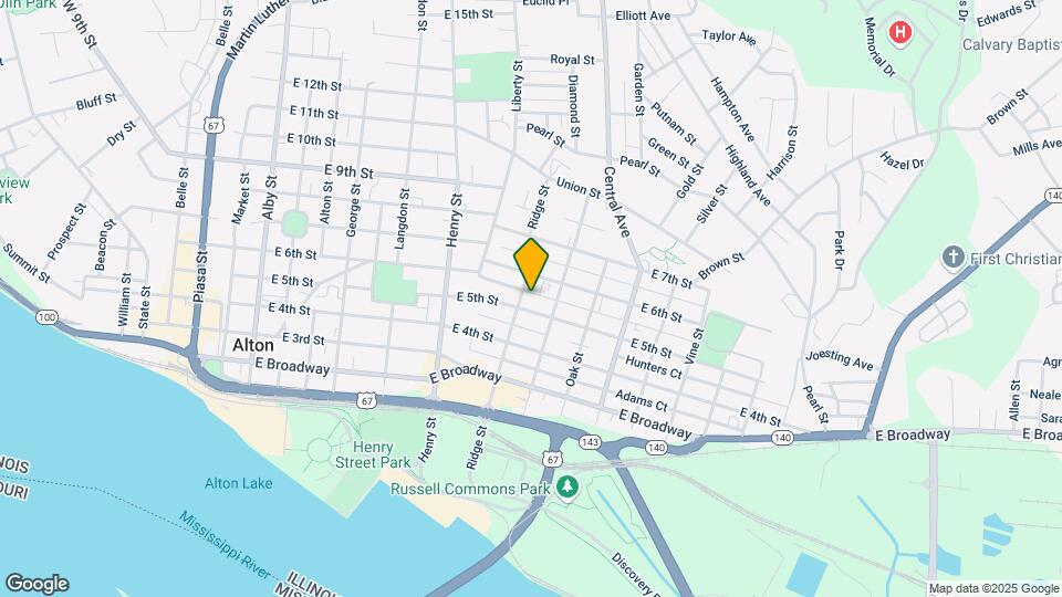 509 Ridge St Map and Location Details