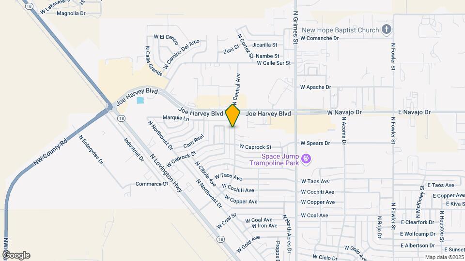 3531 Central Dr Map and Location Details