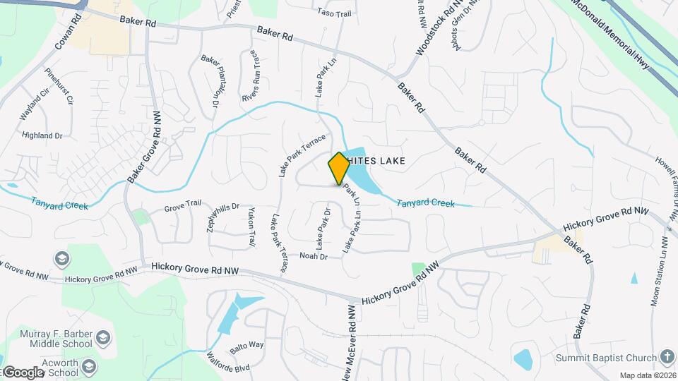 3050 Lake Park Trail Mapa y Detalles de la Ubicación