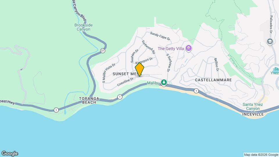 18222 Coastline Dr Mapa y Detalles de la Ubicación