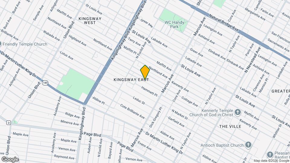 4784 Highland Ave Map and Location Details