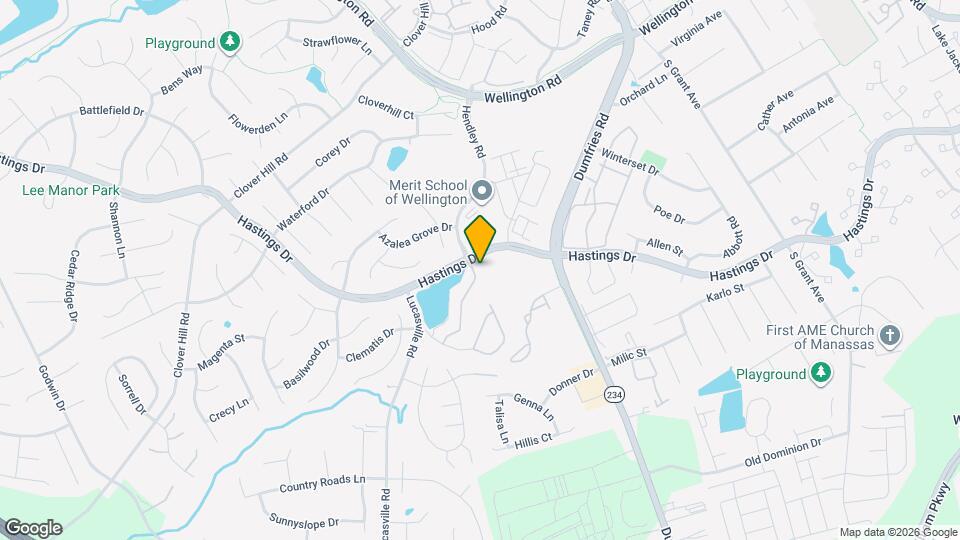10207 Magnolia Grove Dr Map and Location Details