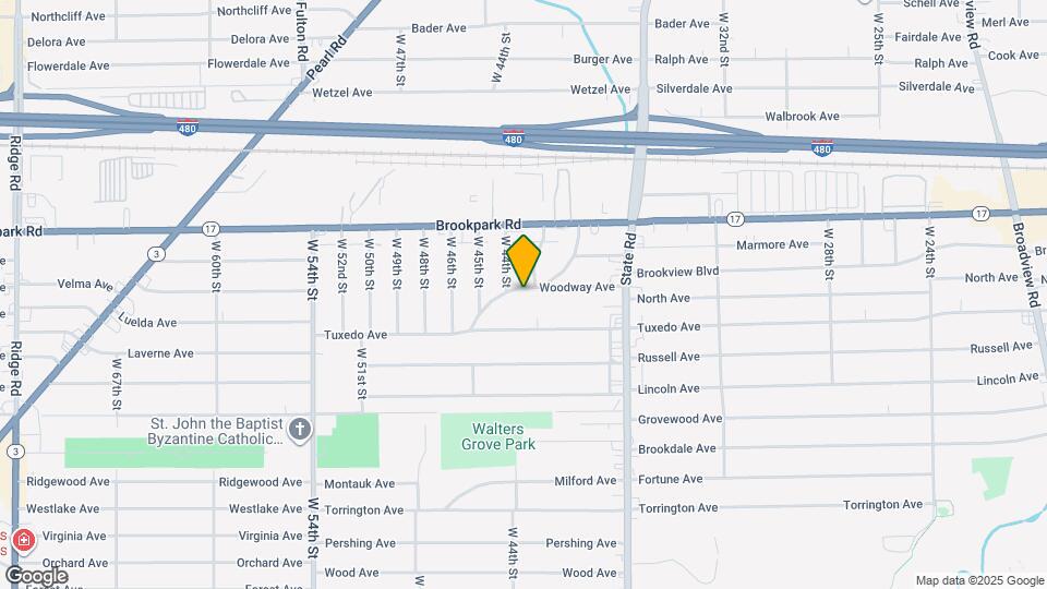 4311 Woodway Ave Map and Location Details