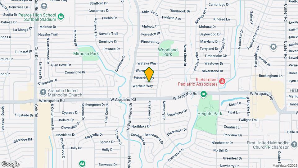 908 Warfield Way Mapa y Detalles de la Ubicación