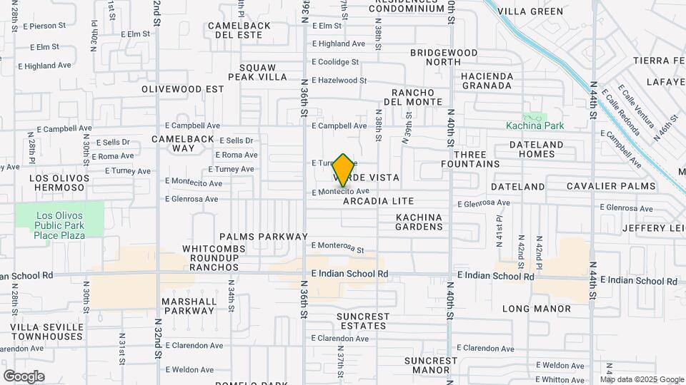 3703 E Montecito Ave, Unit Haver Condo For Rent Mapa y Detalles de la Ubicación