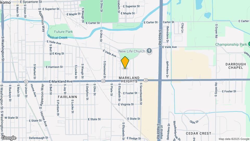 815 S Calumet St Map and Location Details