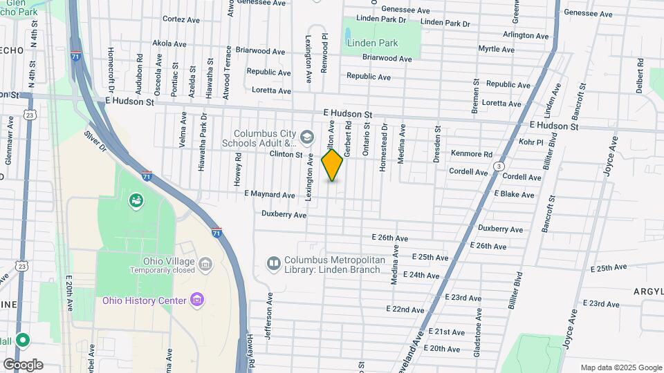 2202 Hamilton Ave Map and Location Details