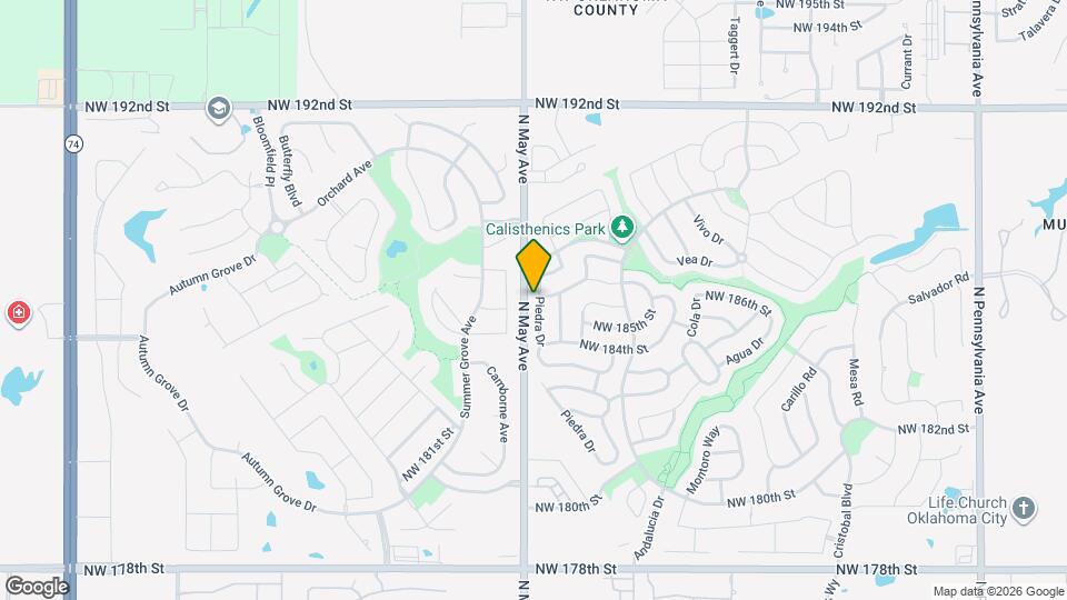 18637 Piedra Dr Map and Location Details