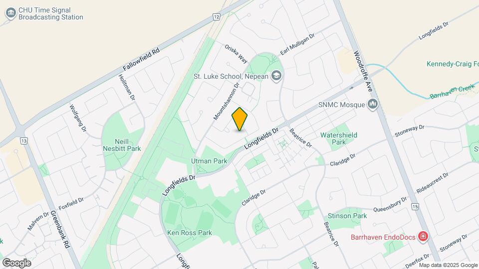 77 Daventry Crescent Map and Location Details