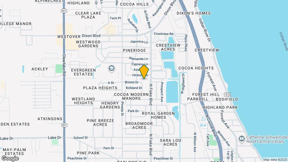 814 Warren Ave Map and Location Details